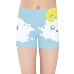 Cloud Cloudlet Sun Sky Milota Kids Sports Shorts