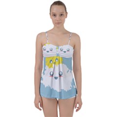 Cloud Cloudlet Sun Sky Milota Babydoll Tankini Set