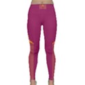 Airplane Jet Yellow Flying Wings Classic Yoga Leggings View1