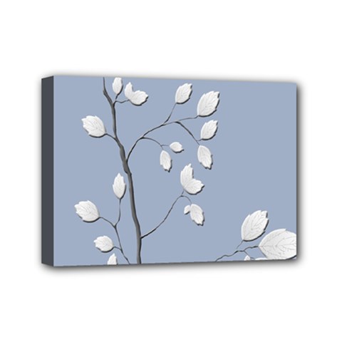 Branch Leaves Branches Plant Mini Canvas 7  X 5  by BangZart