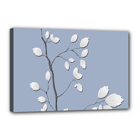 Branch Leaves Branches Plant Canvas 18  X 12  by BangZart