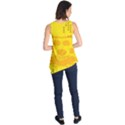 Texture Yellow Abstract Background Sleeveless Tunic View2