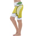 Lemon Fruit Green Yellow Citrus Cropped Leggings  View2