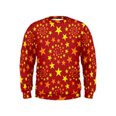Star Stars Pattern Design Kids  Sweatshirt by BangZart