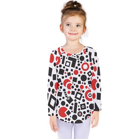 Square Objects Future Modern Kids  Long Sleeve Tee by BangZart
