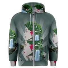 Digital Nature Beauty Men s Zipper Hoodie