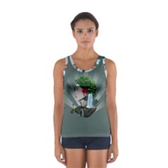 Digital Nature Beauty Sport Tank Top 