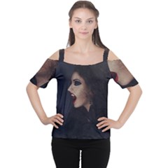 Vampire Woman Vampire Lady Cutout Shoulder Tee