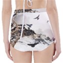 Birds Crows Black Ravens Wing High-Waisted Bikini Bottoms View2