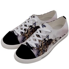 Birds Crows Black Ravens Wing Women s Low Top Canvas Sneakers