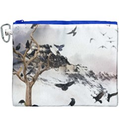 Birds Crows Black Ravens Wing Canvas Cosmetic Bag (xxxl) by BangZart