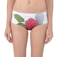 Fruit Healthy Vitamin Vegan Mid-waist Bikini Bottoms