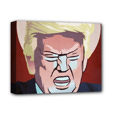 Donald Trump Pop Art President Usa Deluxe Canvas 14  X 11  by BangZart