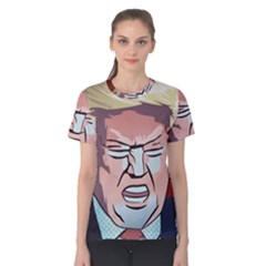 Donald Trump Pop Art President Usa Women s Cotton Tee