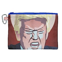 Donald Trump Pop Art President Usa Canvas Cosmetic Bag (xl) by BangZart