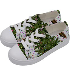 New Year S Eve New Year S Day Kids  Low Top Canvas Sneakers by BangZart