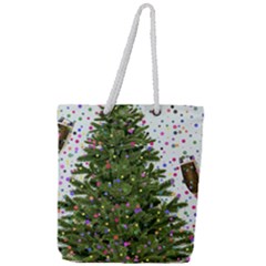 New Year S Eve New Year S Day Full Print Rope Handle Tote (large)