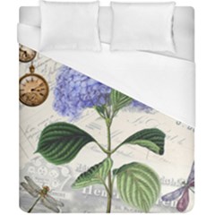 Vintage Shabby Chic Dragonflies Duvet Cover (California King Size)