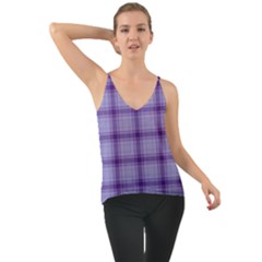 Purple Plaid Original Traditional Cami