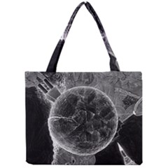 Space Universe Earth Rocket Mini Tote Bag