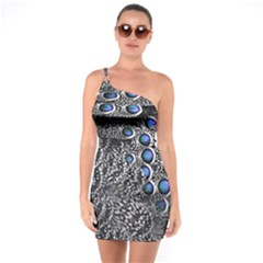 Feather Bird Bird Feather Nature One Soulder Bodycon Dress