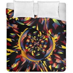 Spiky Abstract Duvet Cover Double Side (california King Size) by linceazul