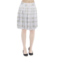 Angels Under The  Sun And Peace Doves Pleated Skirt