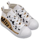 Lettering Miss You Banner Kid s Mid-Top Canvas Sneakers View3