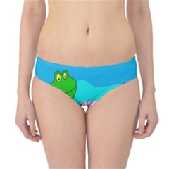 Frog Flower Lilypad Lily Pad Water Hipster Bikini Bottoms