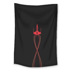 Ship Space Spaceship Large Tapestry