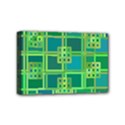 Green Abstract Geometric Mini Canvas 6  x 4  View1