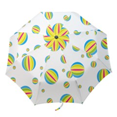 Balloon Ball District Colorful Folding Umbrellas by BangZart