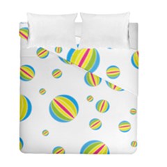 Balloon Ball District Colorful Duvet Cover Double Side (full/ Double Size)