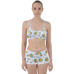 Balloon Ball District Colorful Women s Sports Set by BangZart