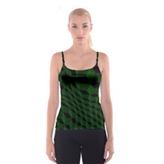 Pattern Dark Texture Background Spaghetti Strap Top by BangZart