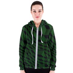 Pattern Dark Texture Background Women s Zipper Hoodie