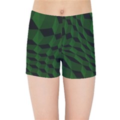 Pattern Dark Texture Background Kids Sports Shorts