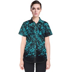 Blue Splash Women s Short Sleeve Shirt