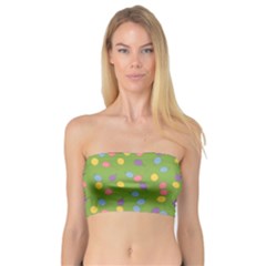 Balloon Grass Party Green Purple Bandeau Top