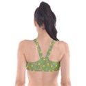 Balloon Grass Party Green Purple Plunge Bikini Top View2