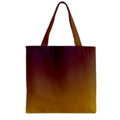 Course Colorful Pattern Abstract Zipper Grocery Tote Bag