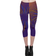 Sylvester New Year S Day Year Party Capri Leggings 