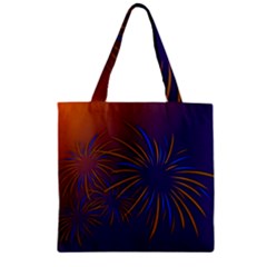 Sylvester New Year S Day Year Party Zipper Grocery Tote Bag
