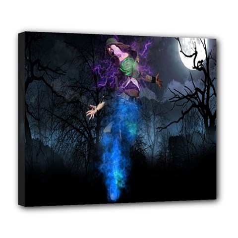 Magical Fantasy Wild Darkness Mist Deluxe Canvas 24  X 20   by BangZart