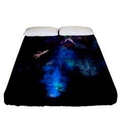 Magical Fantasy Wild Darkness Mist Fitted Sheet (queen Size) by BangZart