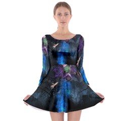 Magical Fantasy Wild Darkness Mist Long Sleeve Skater Dress