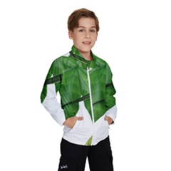 Plant Berry Leaves Green Flower Wind Breaker (kids)