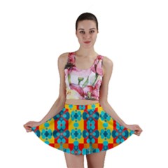 Pop Art Abstract Design Pattern Mini Skirt