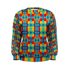 Pop Art Abstract Design Pattern Women s Sweatshirt