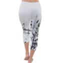 Snow Winter Cold Landscape Fence Capri Winter Leggings  View4